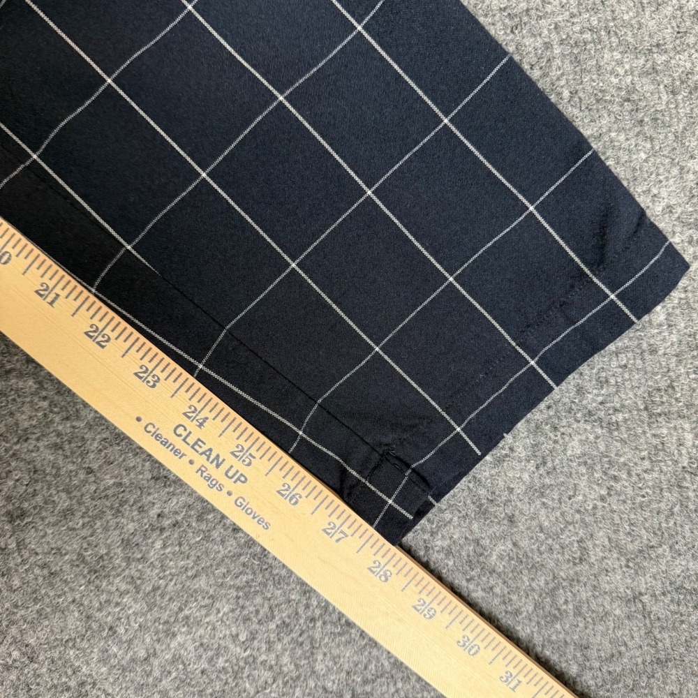 Stussy Bryan Pants Mens Small 28x28 Blue Plaid‎ Casual Streetwear Skate Rare - Picture 7 of 9